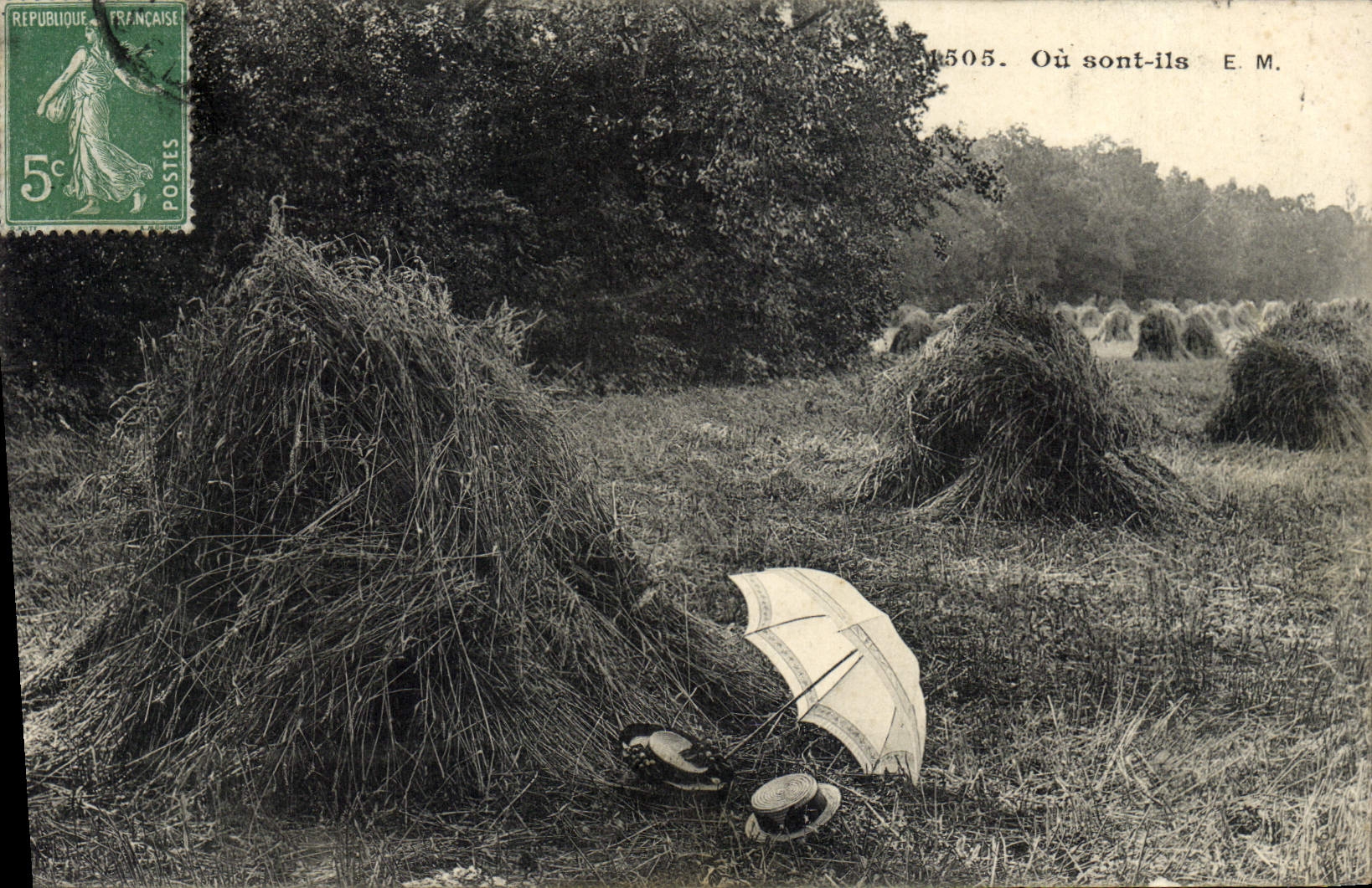 CPA Ou Sont Ils Folklore 