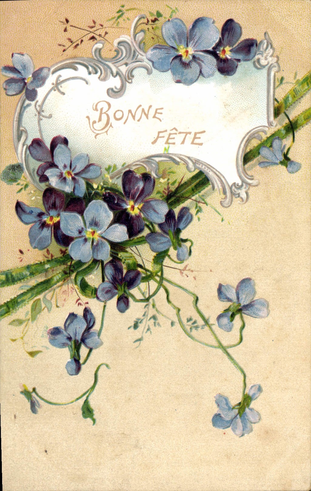 CPA Fantaisie Fleurs