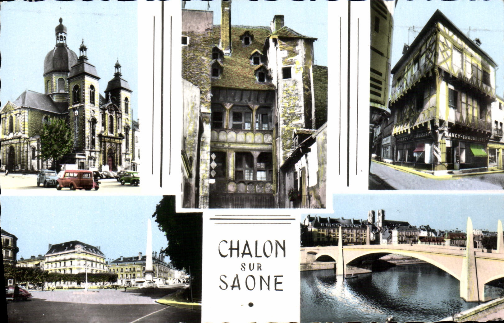 MODERN CARD Trawl-net On the Saone