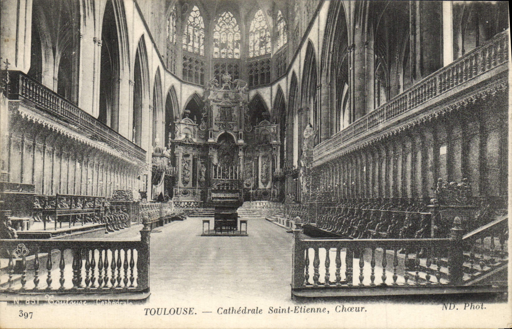 CPA Toulouse Cathedarle Saint Etienne Choeur 