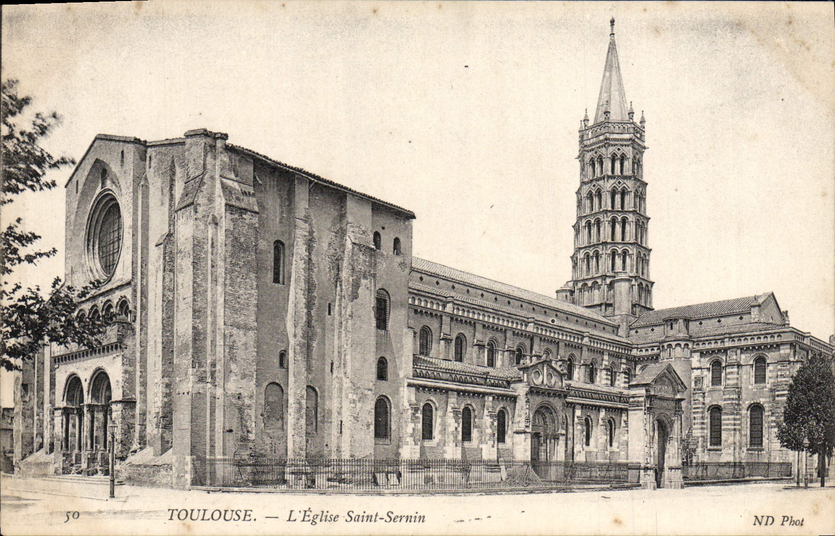 CPA Toulouse L'Eglise Saint Sernin