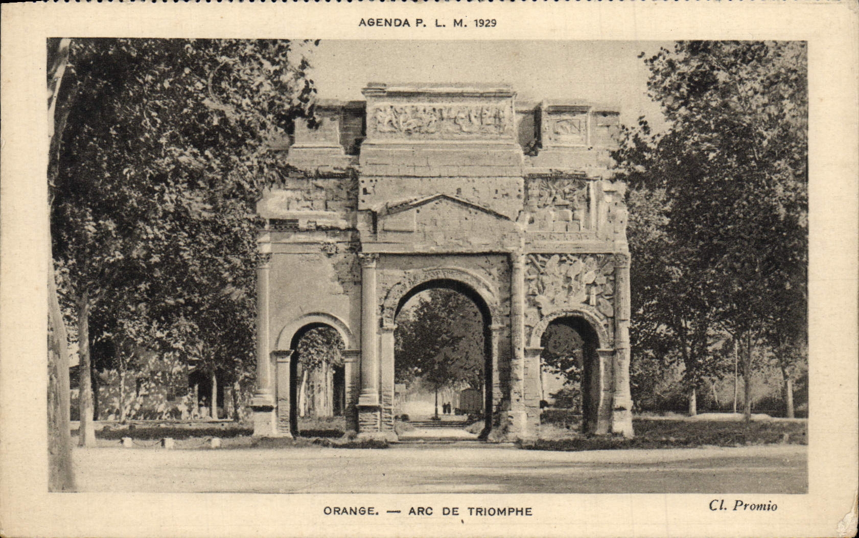 CPA Orange Arc de Triomphe 