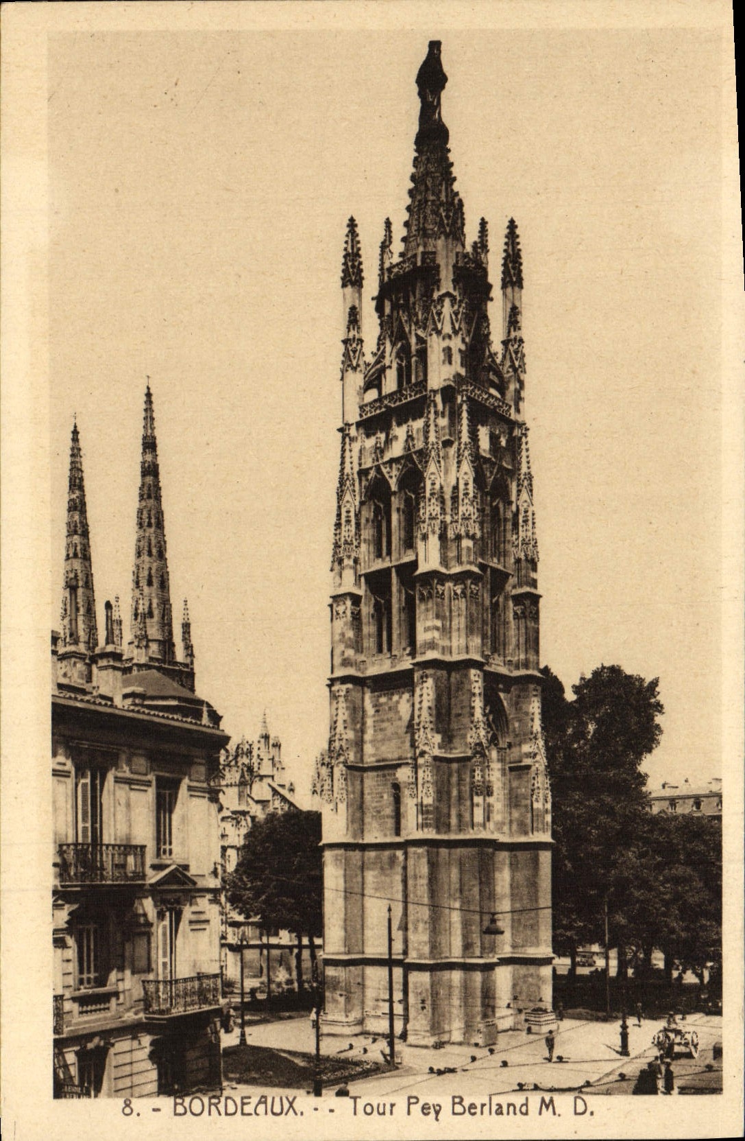 CPA Bordeaux Tour Pey Berland 