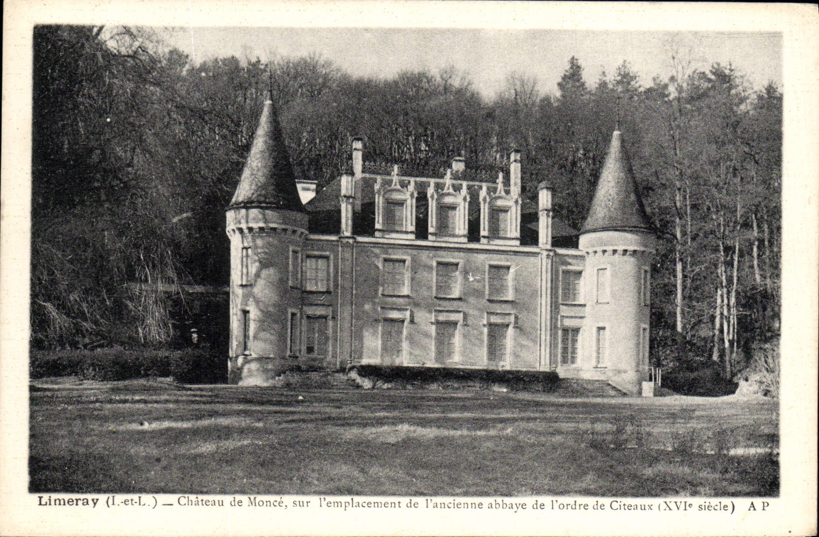 CPA Limeray Chateau de Monce sur l'emplacement de l'ancienne abbaye de l'ordre de Citeaux