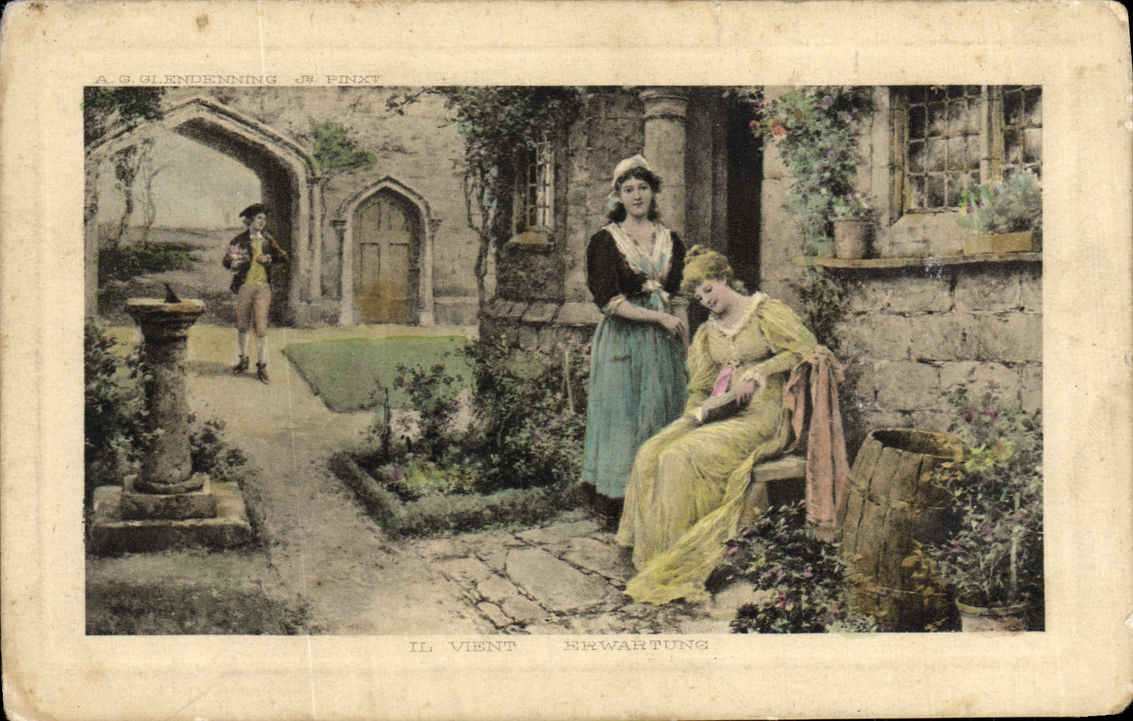 VINTAGE POSTCARD Fantaisie Women It comes