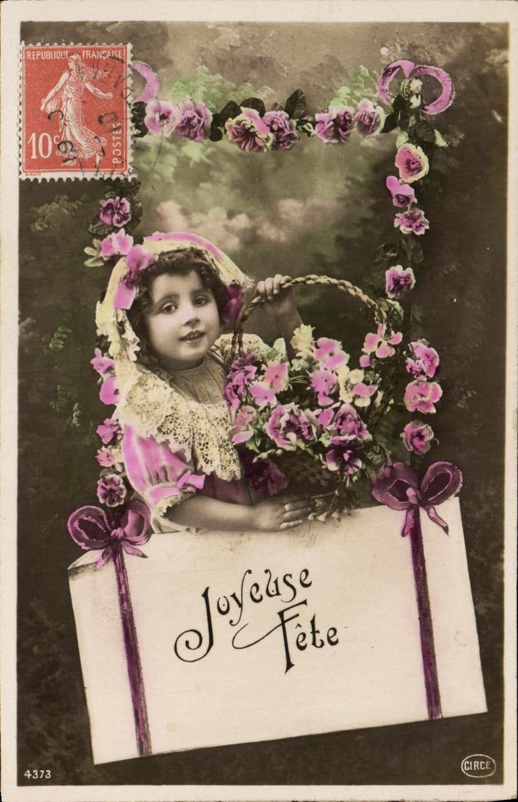 CPA Fantaisie Enfant Joyeuse Fete 