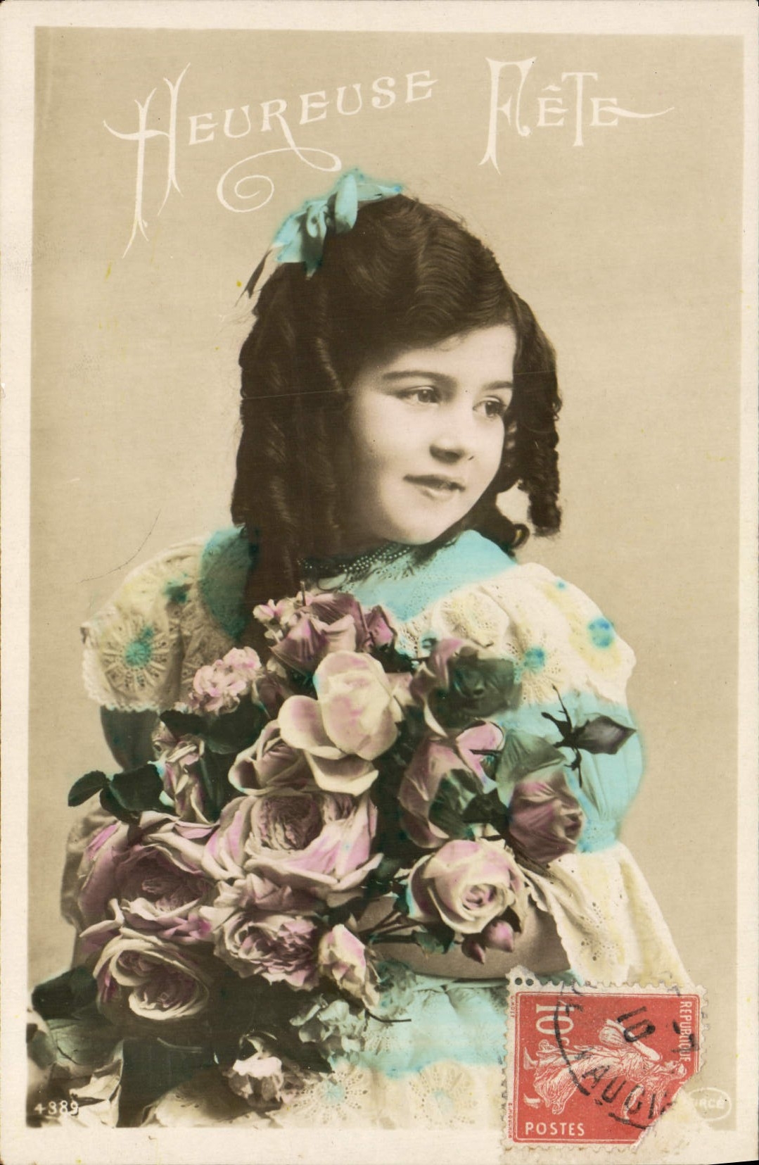 CPA Fantaisie Enfant Heureuse Fete 