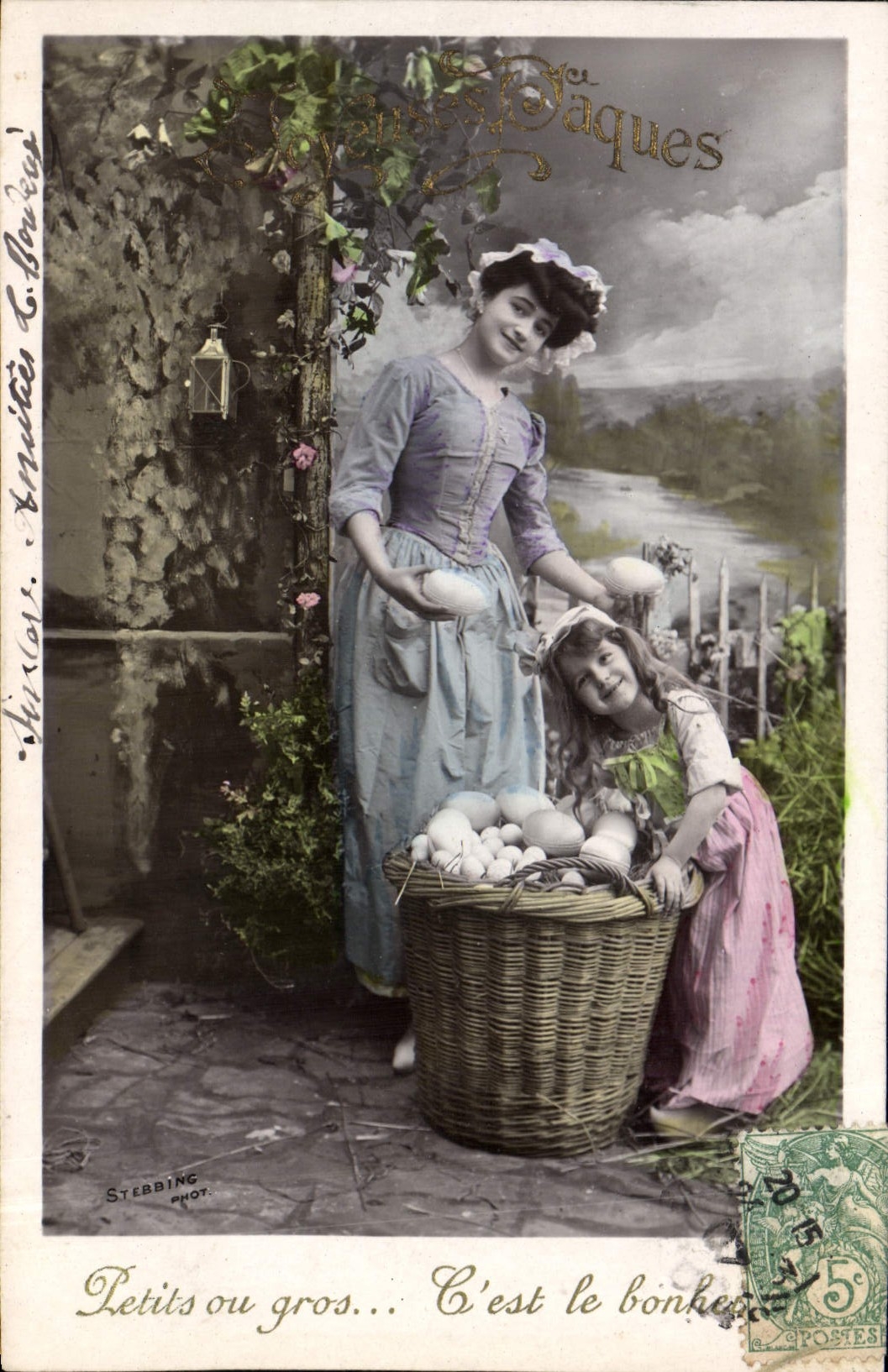 VINTAGE POSTCARD Fantasy Child wife Small or large