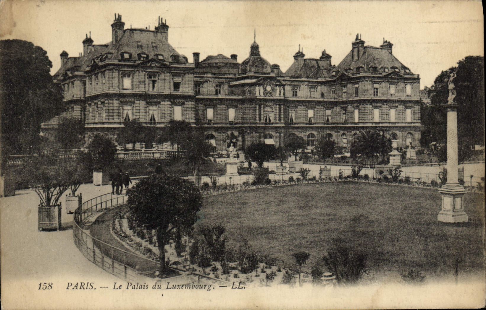 CPA Paris Le Palais du Luxembourg