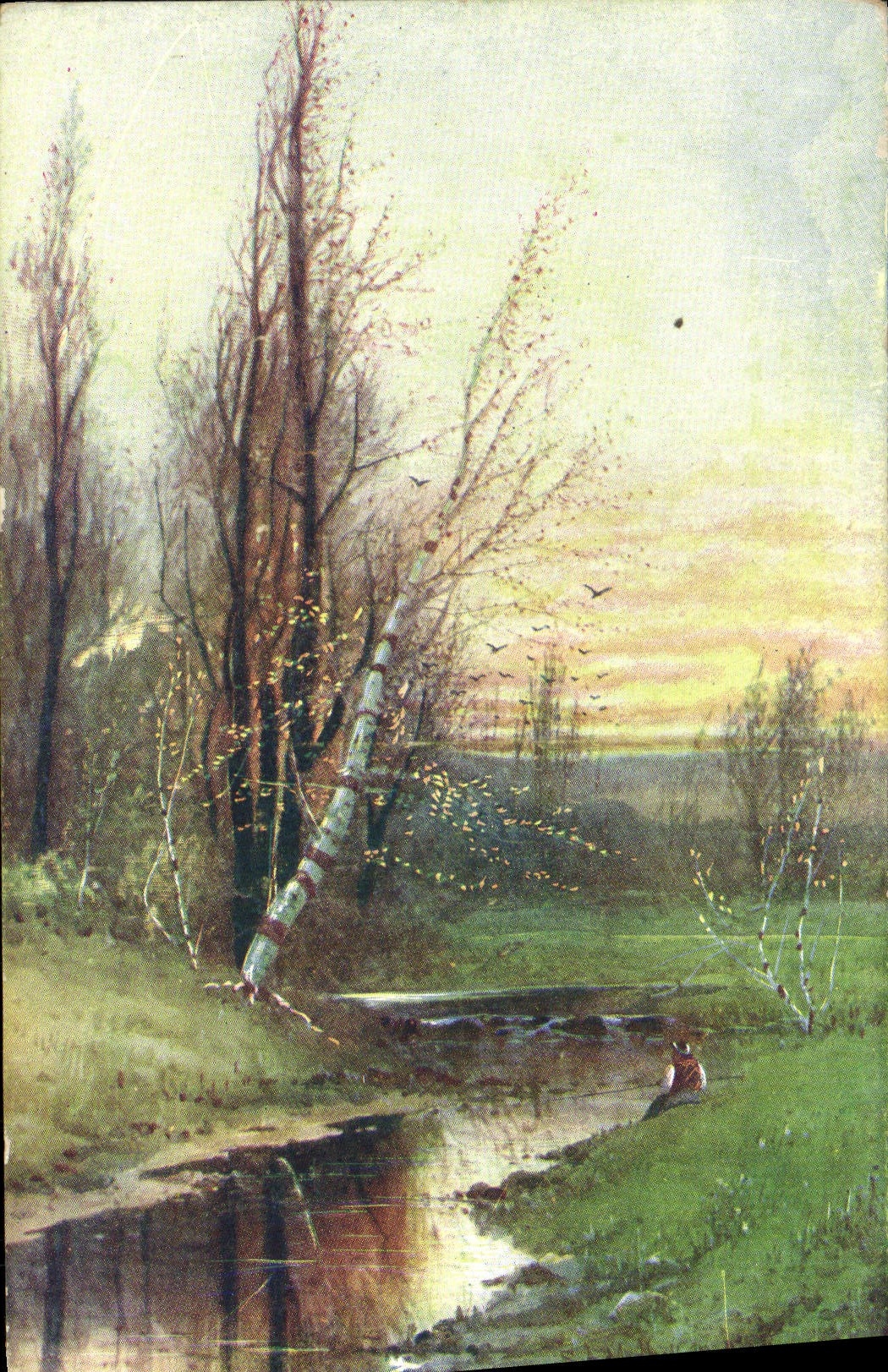 CPA Fantaisie Cours d'eau