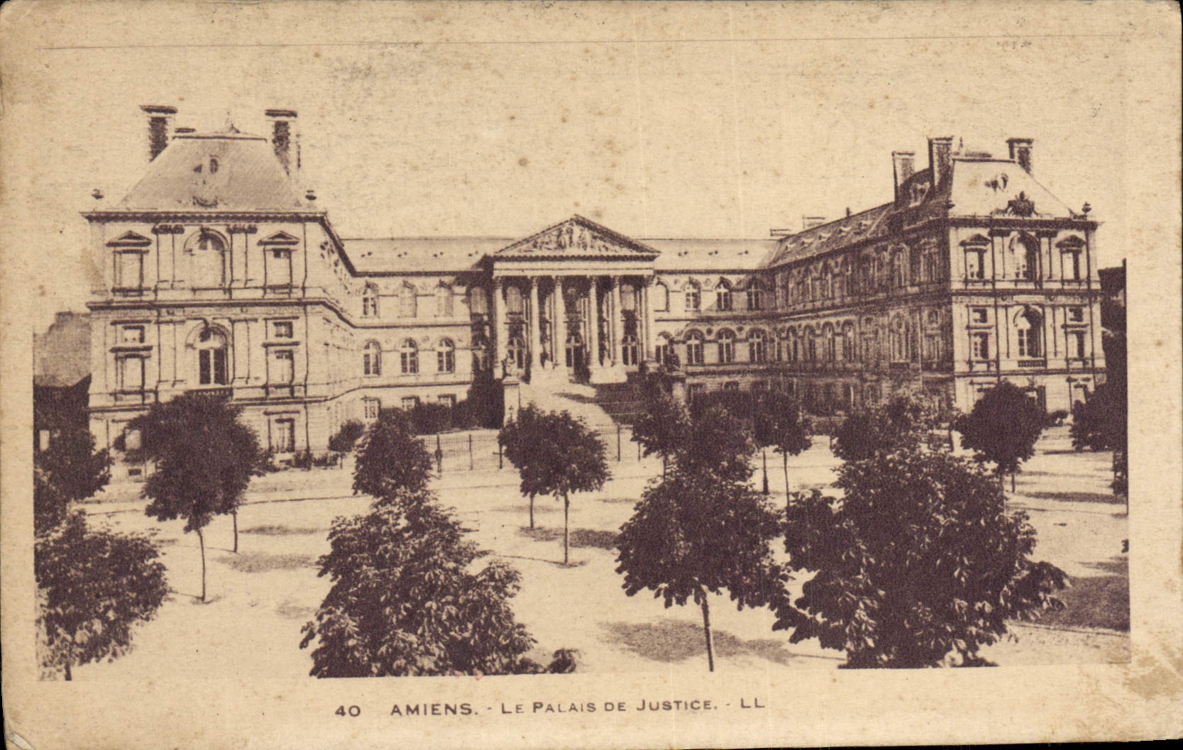 CPA Amiens Le Palais de Justice 