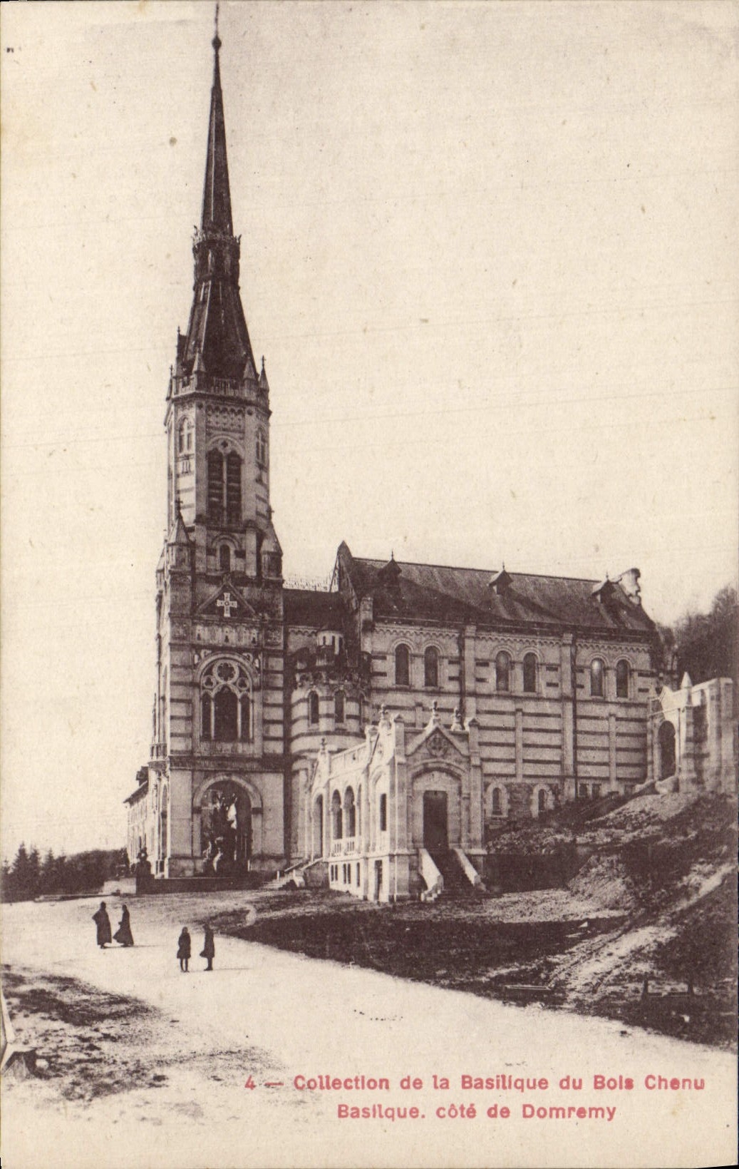 Colección de la POSTAL de la VENDIMIA de Baslique de las dimensiones de madera de madera de Chenu Chenu de Domremy