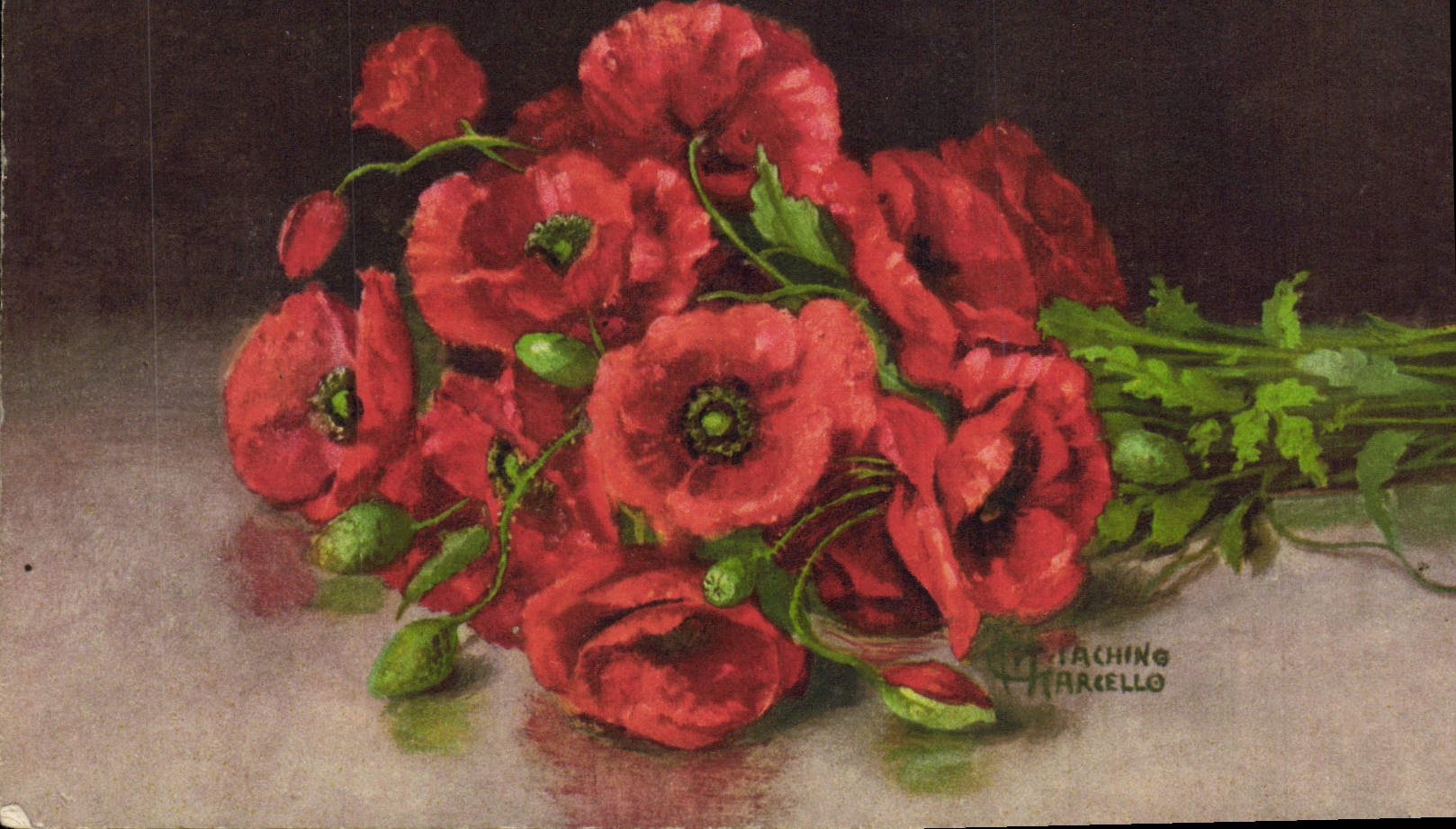 CPA Fantaisie Fleurs