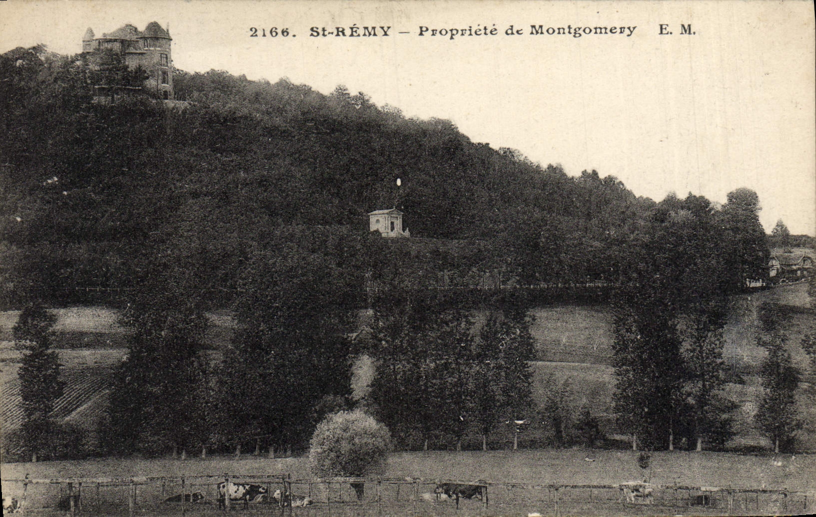 VINTAGE POSTCARD St Remy Property of Montgomery