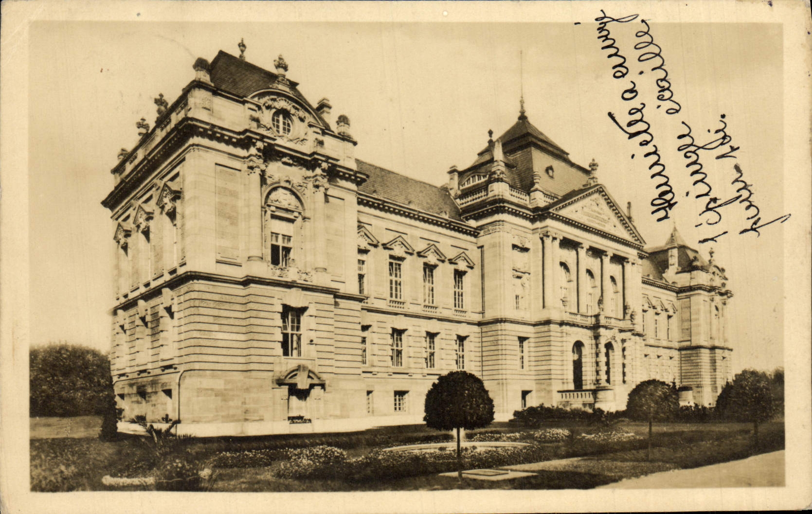 VINTAGE POSTCARD Colmar Castle