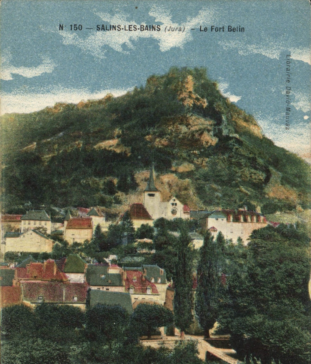 VINTAGE POSTCARD Saline les Bains Strong Belin