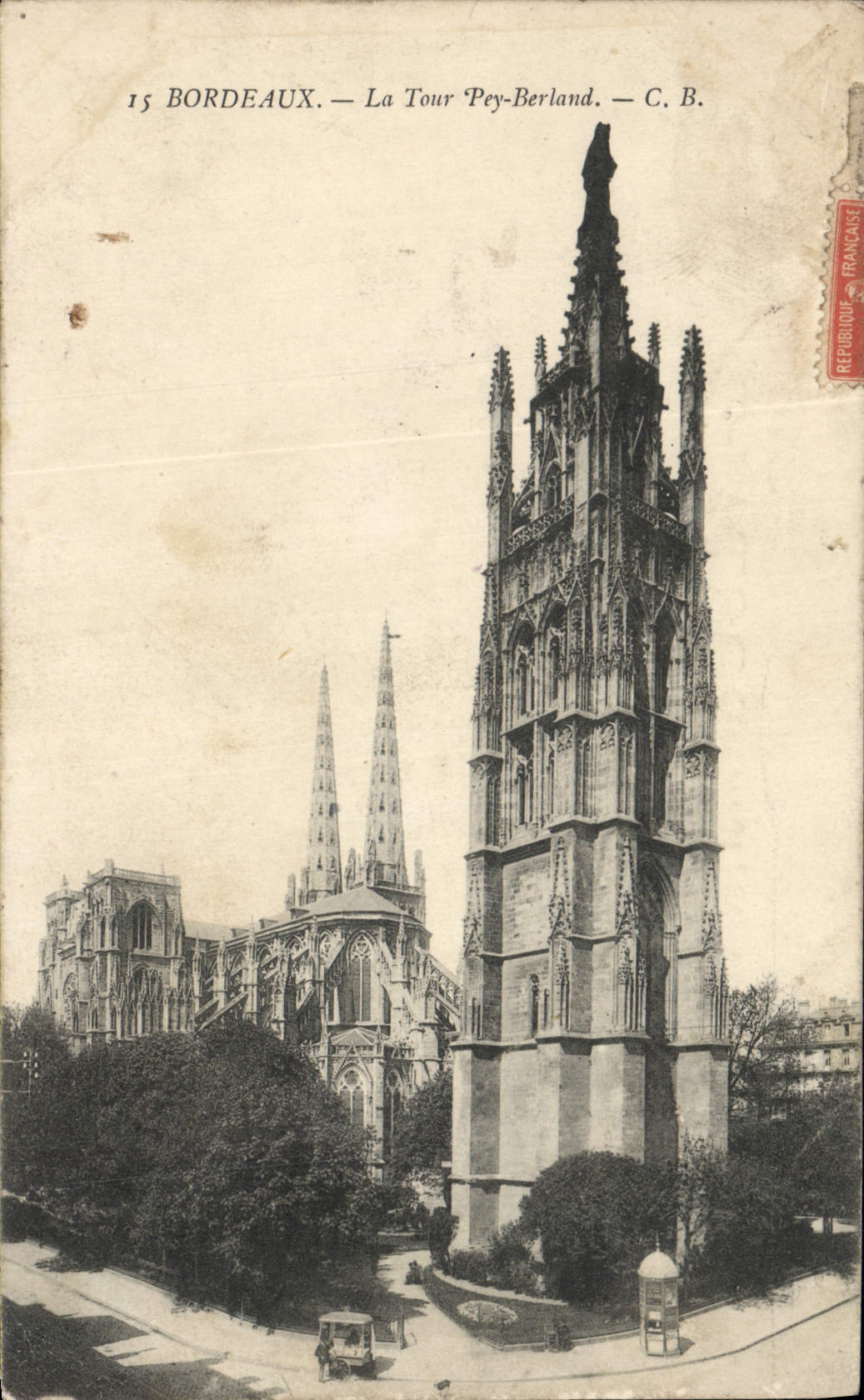 CPA Bordeaux La Tour Pey Berland