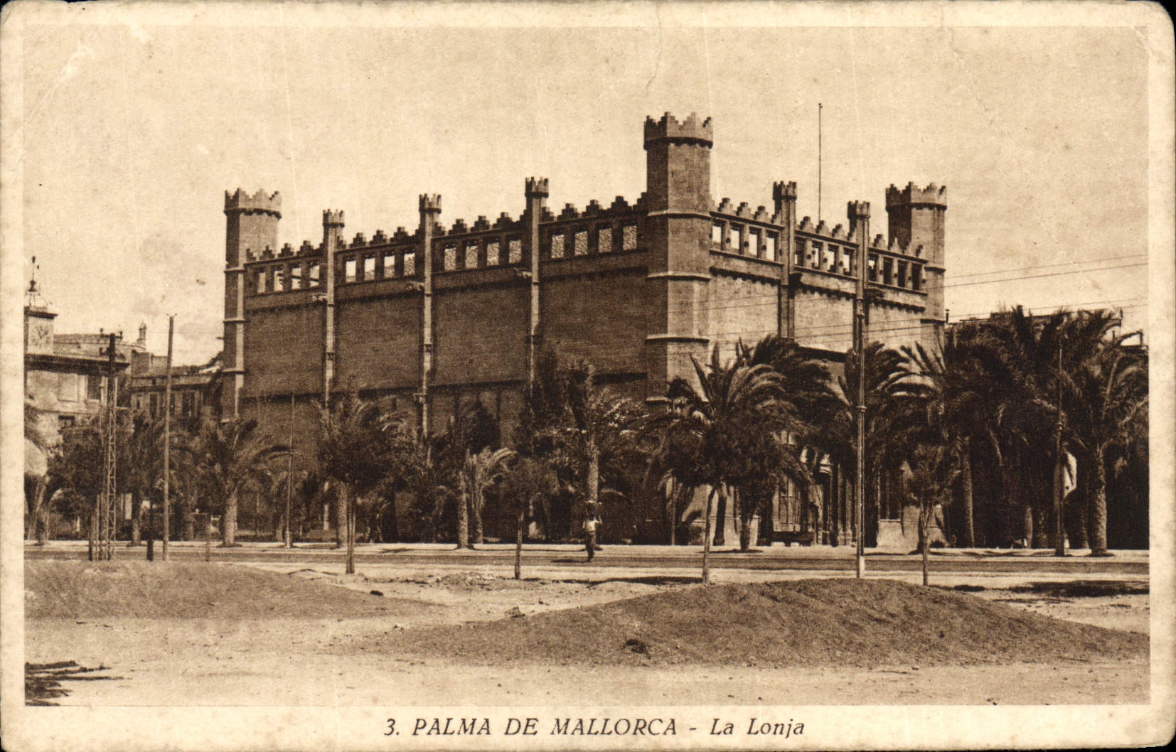 VINTAGE POSTCARD Palma De Mallorca Lonja