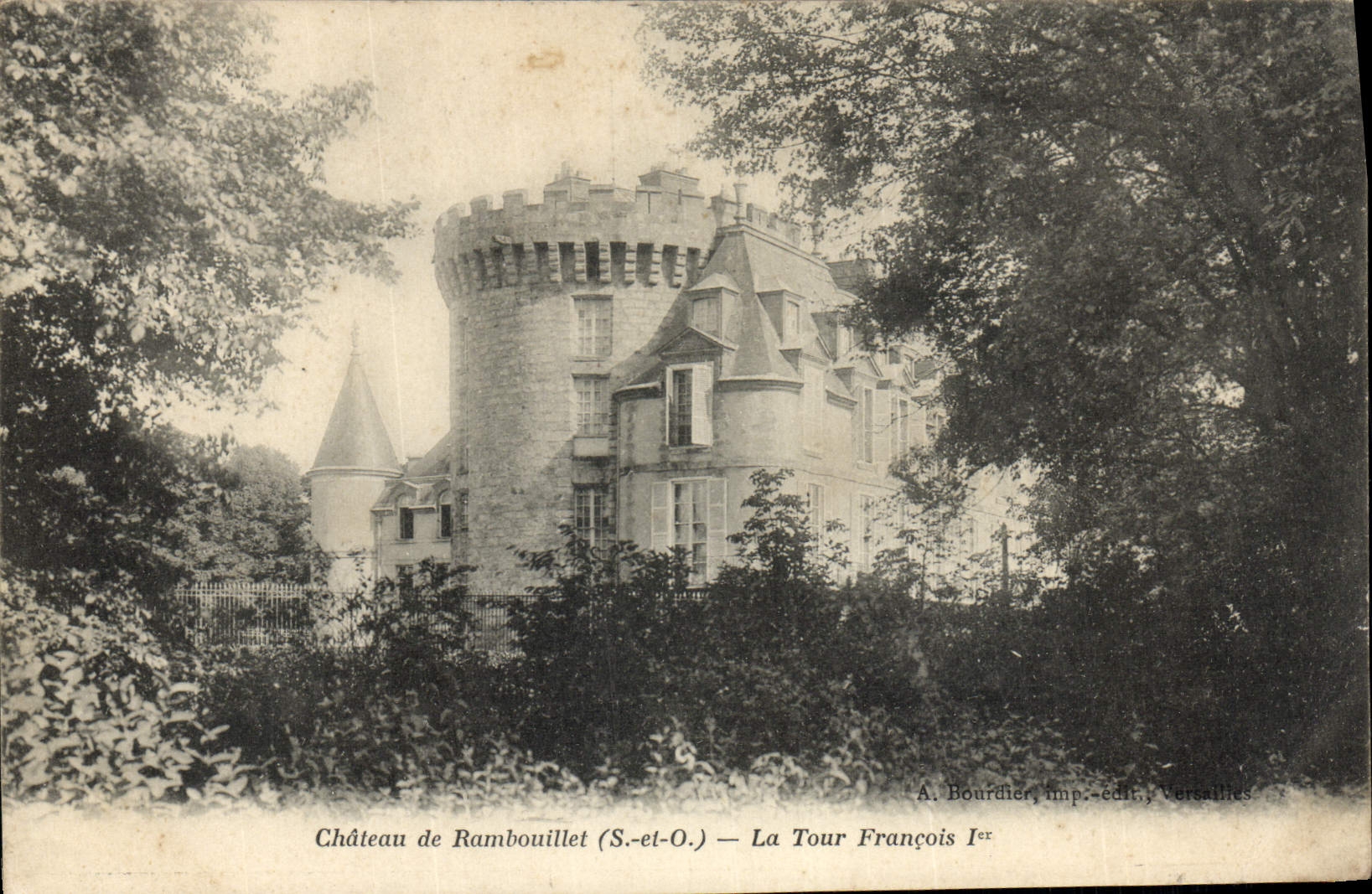 CPA Chateau de Rambouillet La Tour Francois 1er