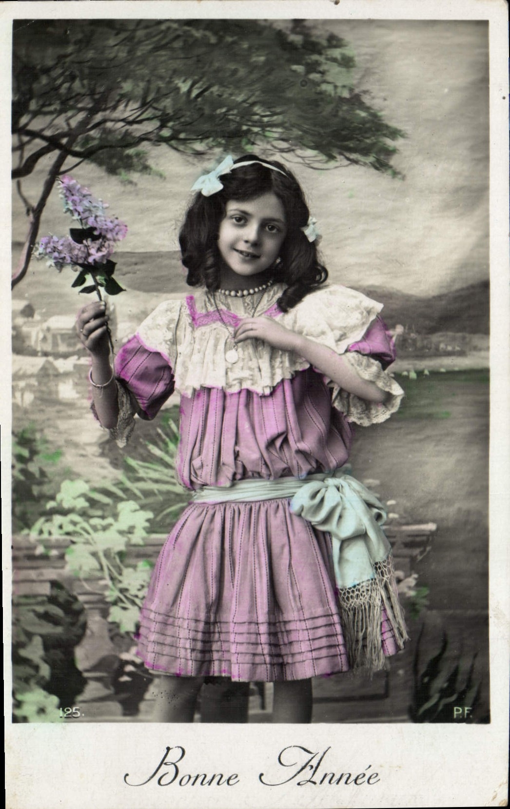 CPA Fantaisie Enfant Bonne Annee