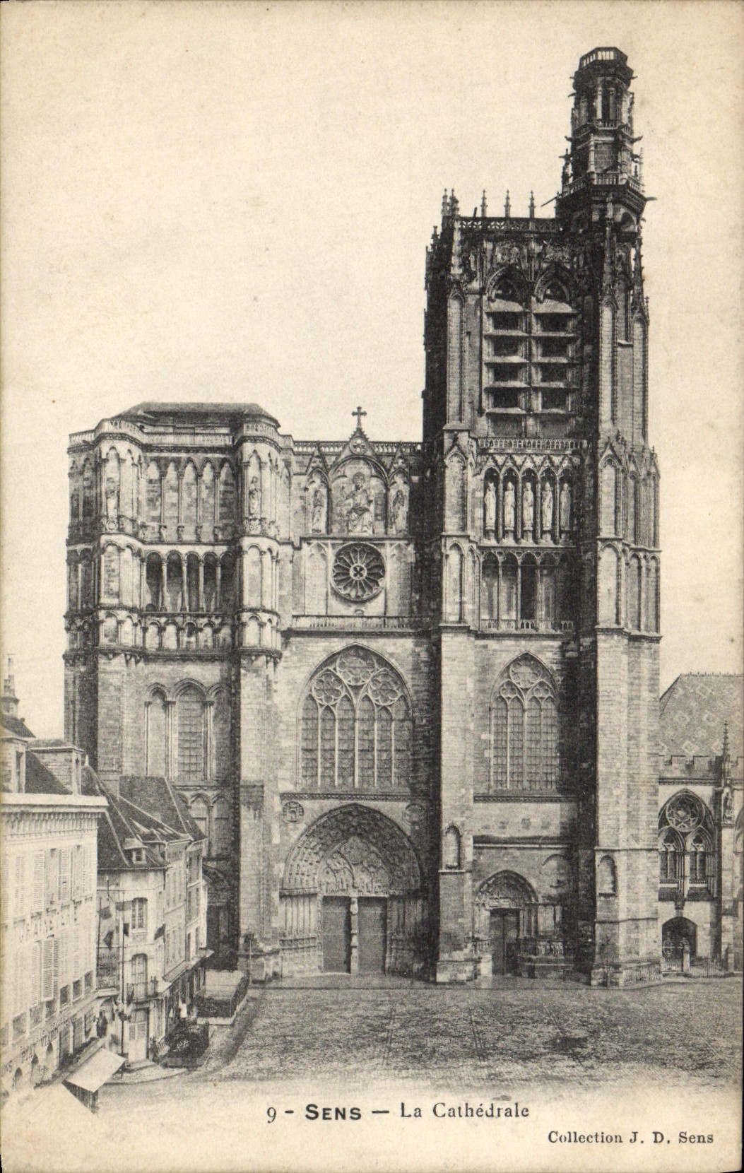 CPA Sens La Cathedrale