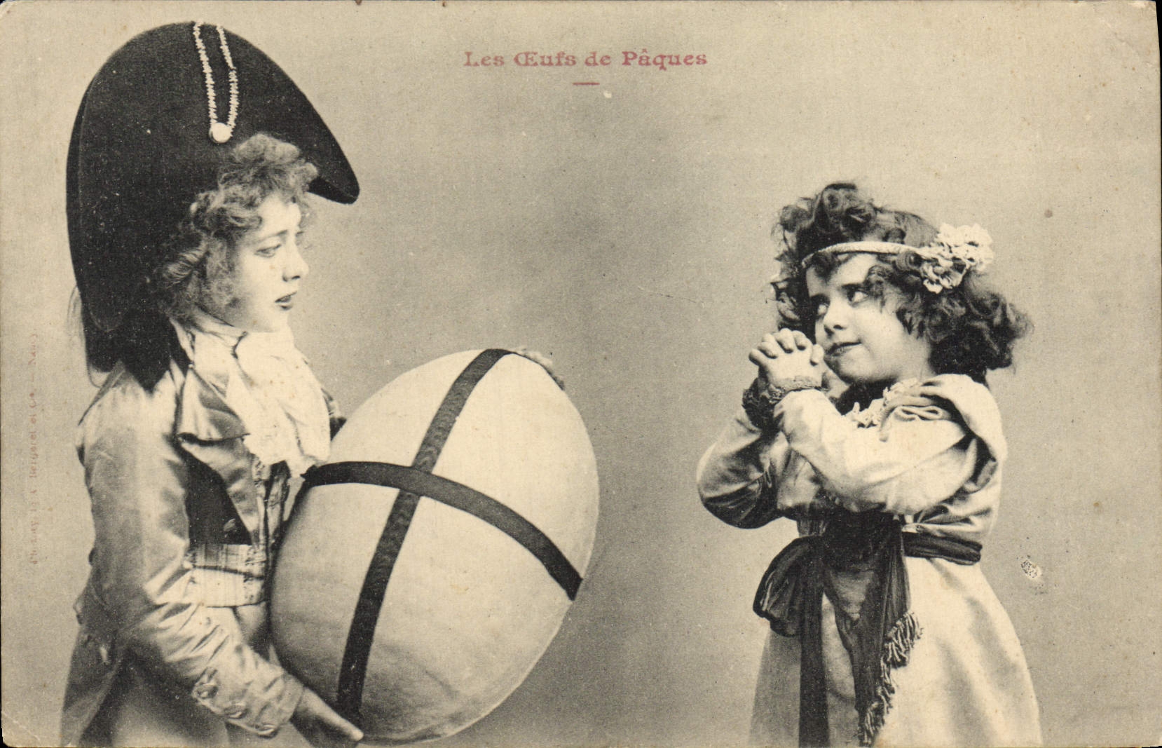 CPA Fantaisie Enfants Oeufs de Paques