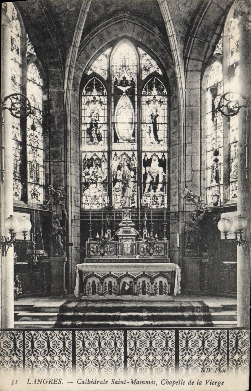 CPA Langres Cathedrale Saint Mammes Chapelle de la Vierge