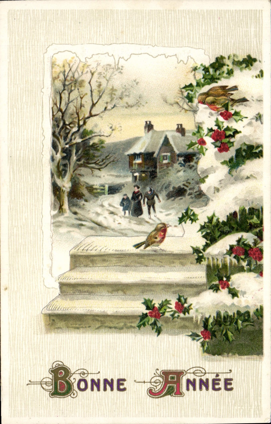 CPA Fantaisie Bonne Annee