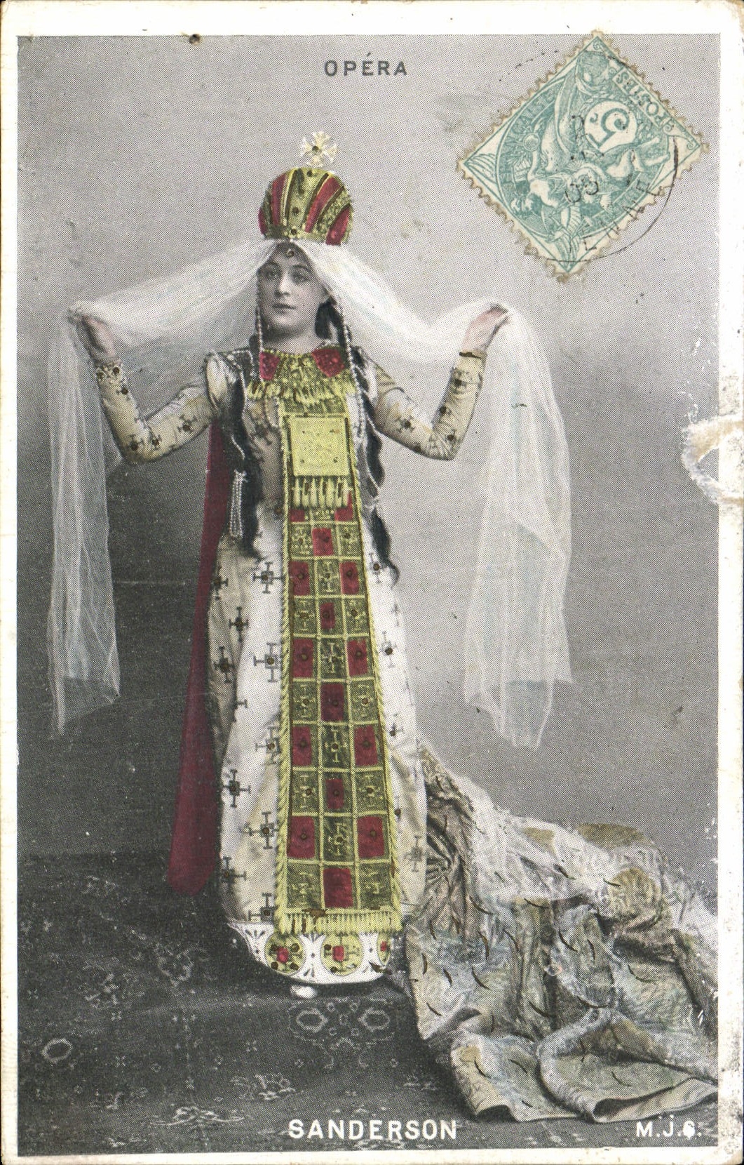 VINTAGE POSTCARD Fantaisie Operated Sanderson