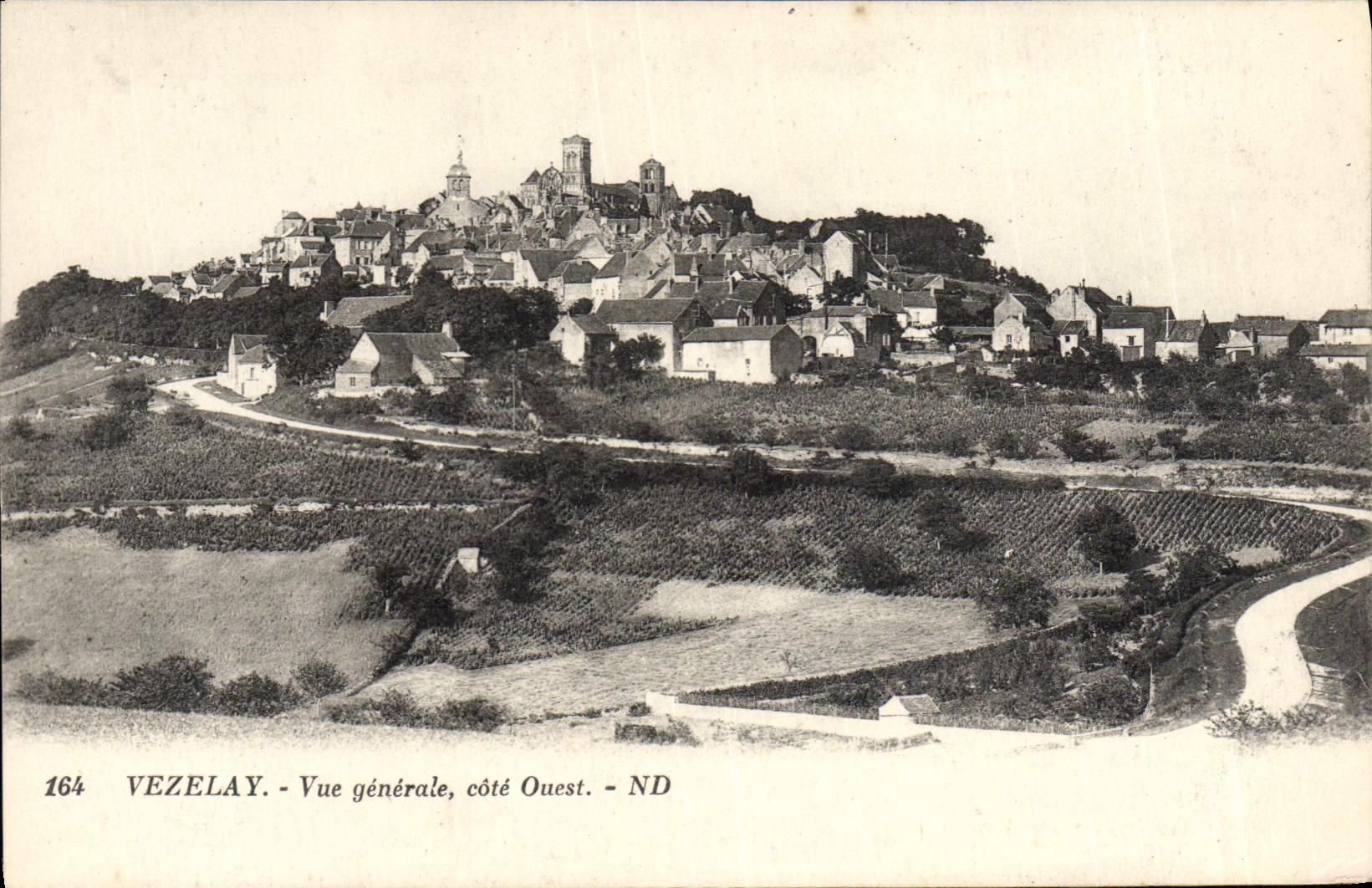 CPA Vezelay Vue Generale 