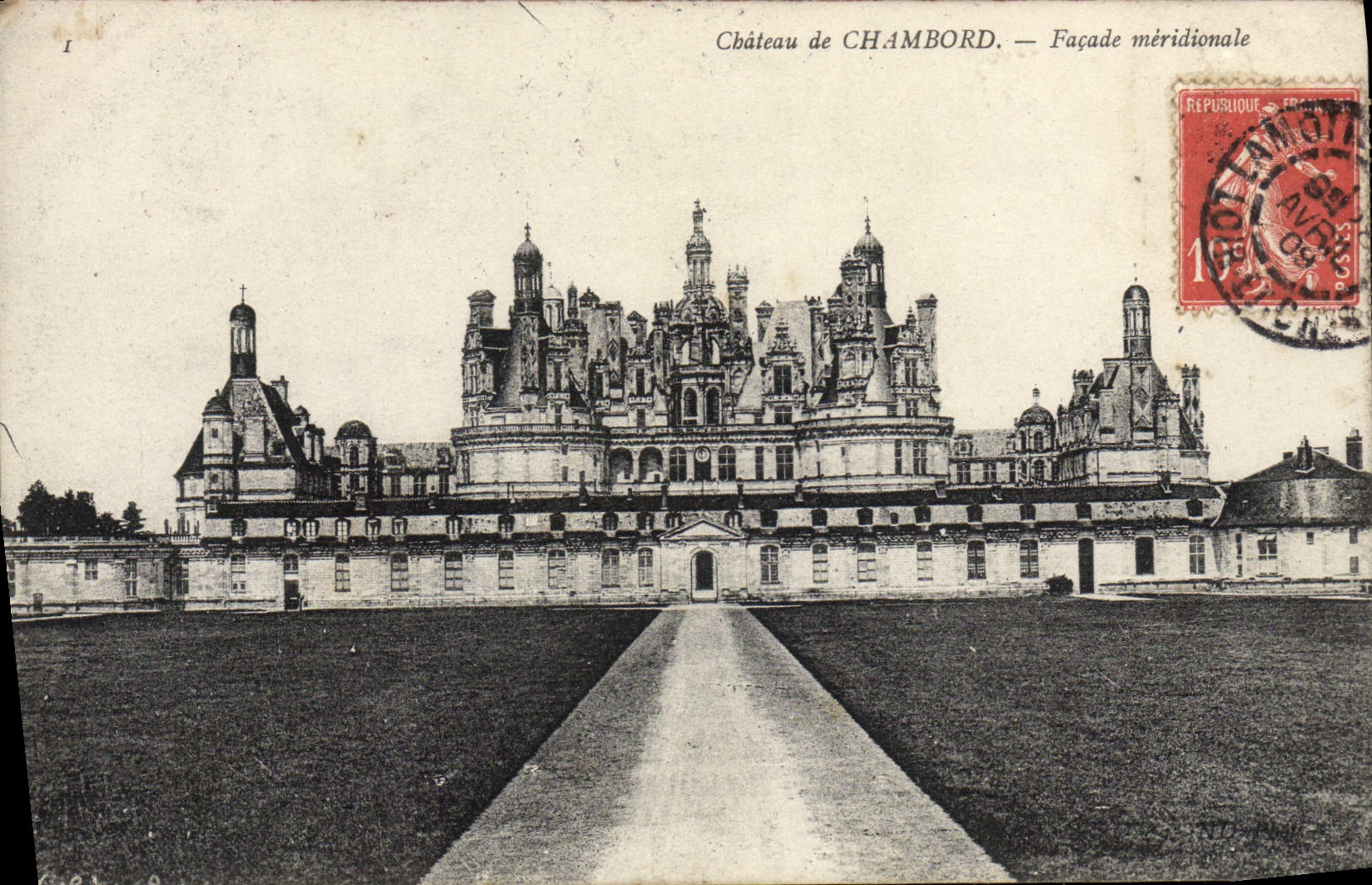 CPA Chateau de Chambord Facade Meridionale