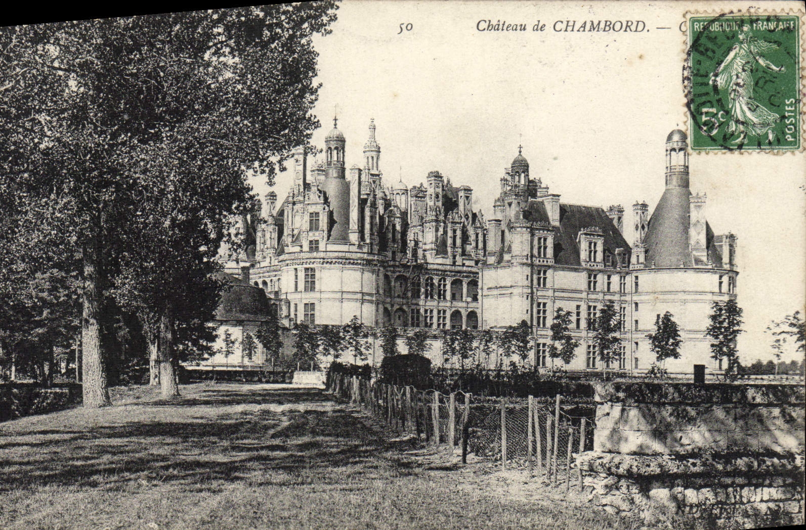 CPA Chateau de Chambord