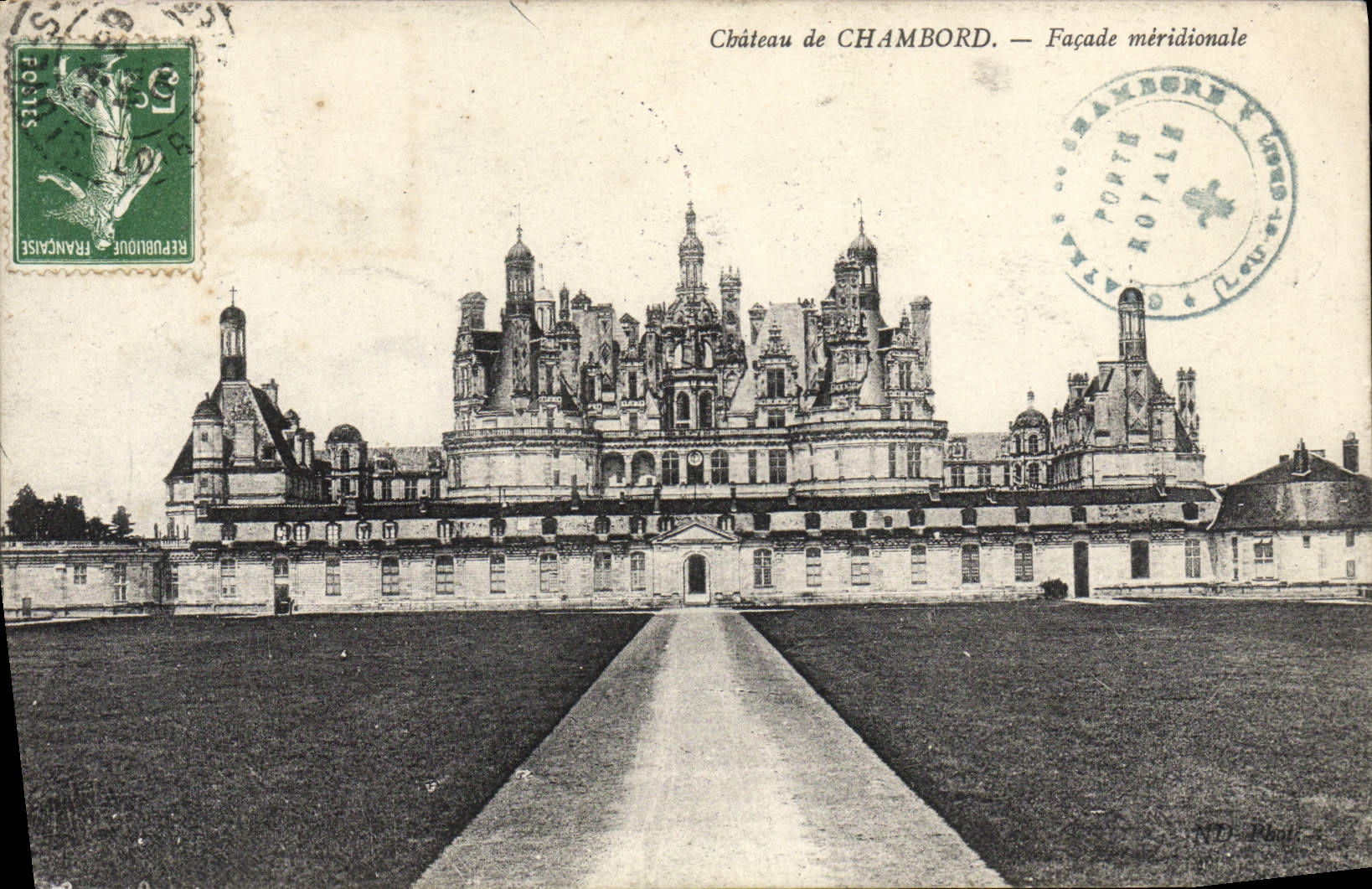 CPA Chateau de Chambord Facade meridionale