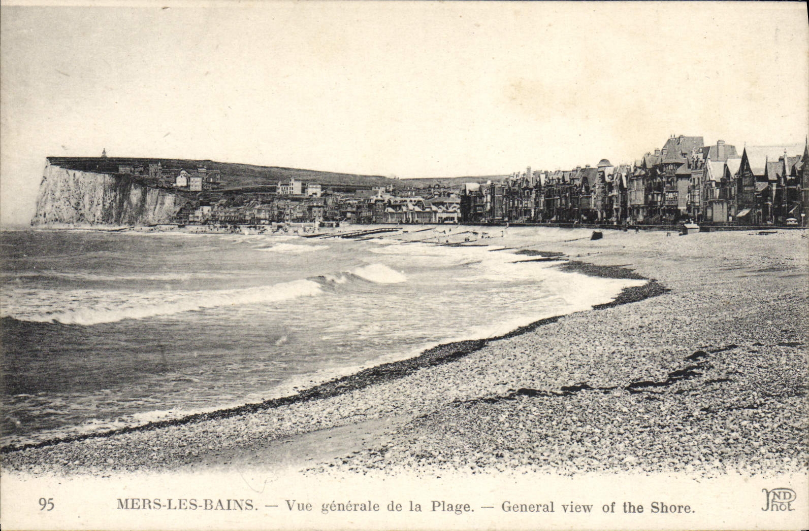 CPA Mers Les Bains Vue Generale de la Plage