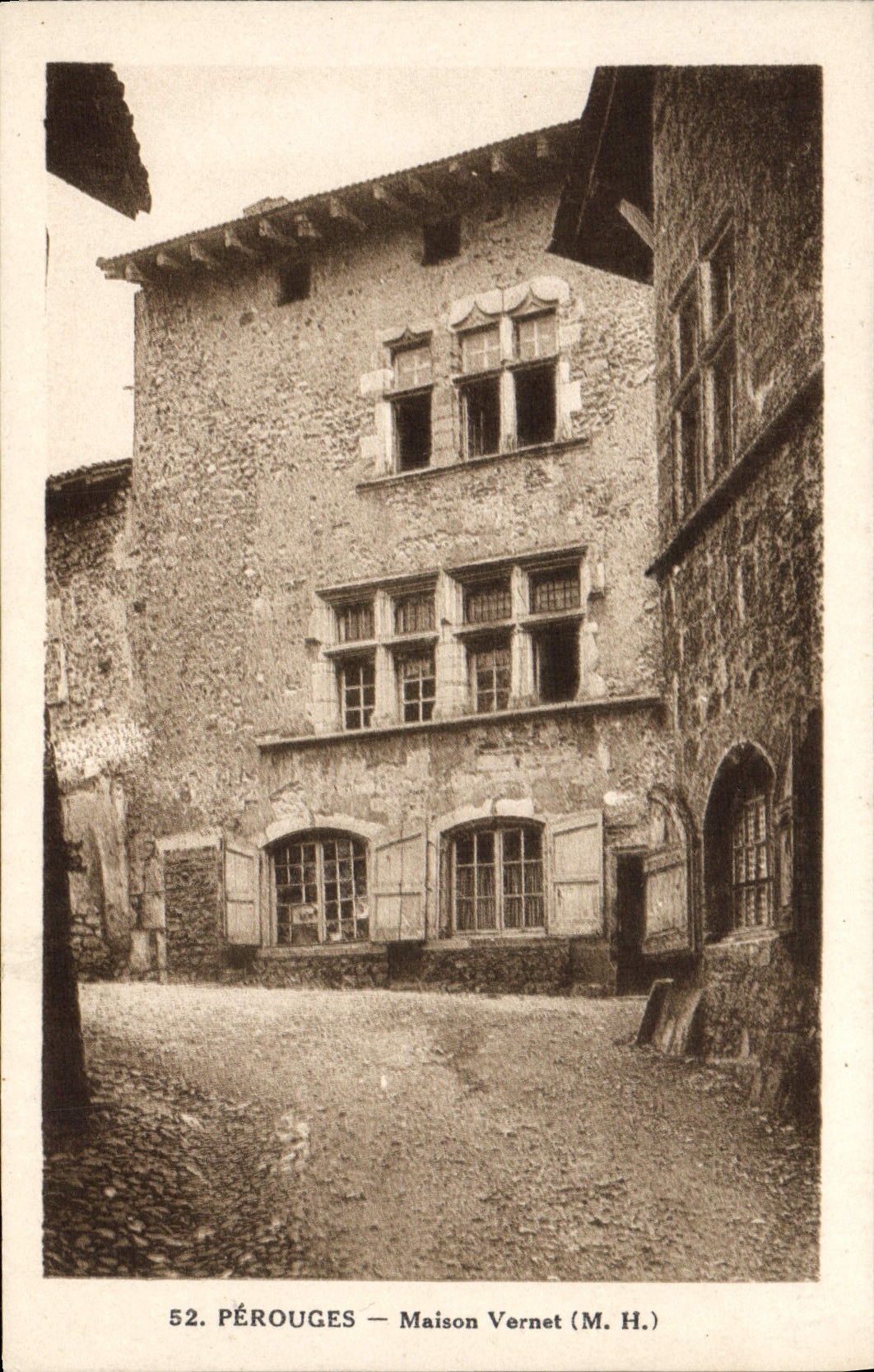 CPA Perouges Maison Vernet
