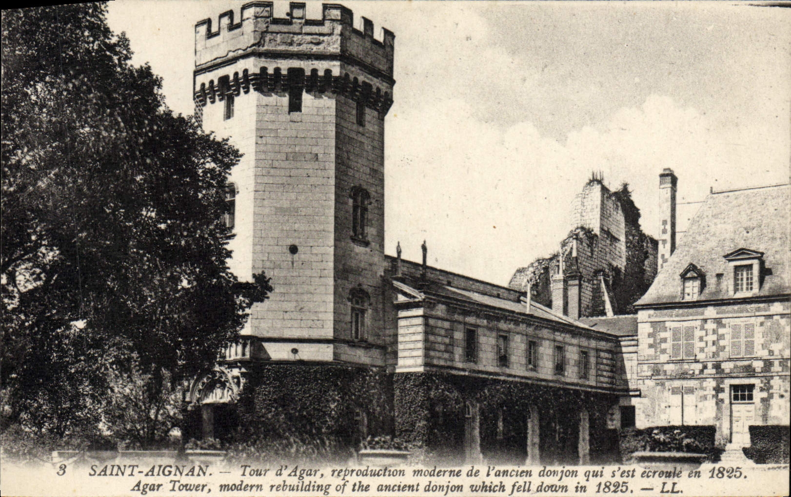 CPA Saint Aignan Tour d'Agar 