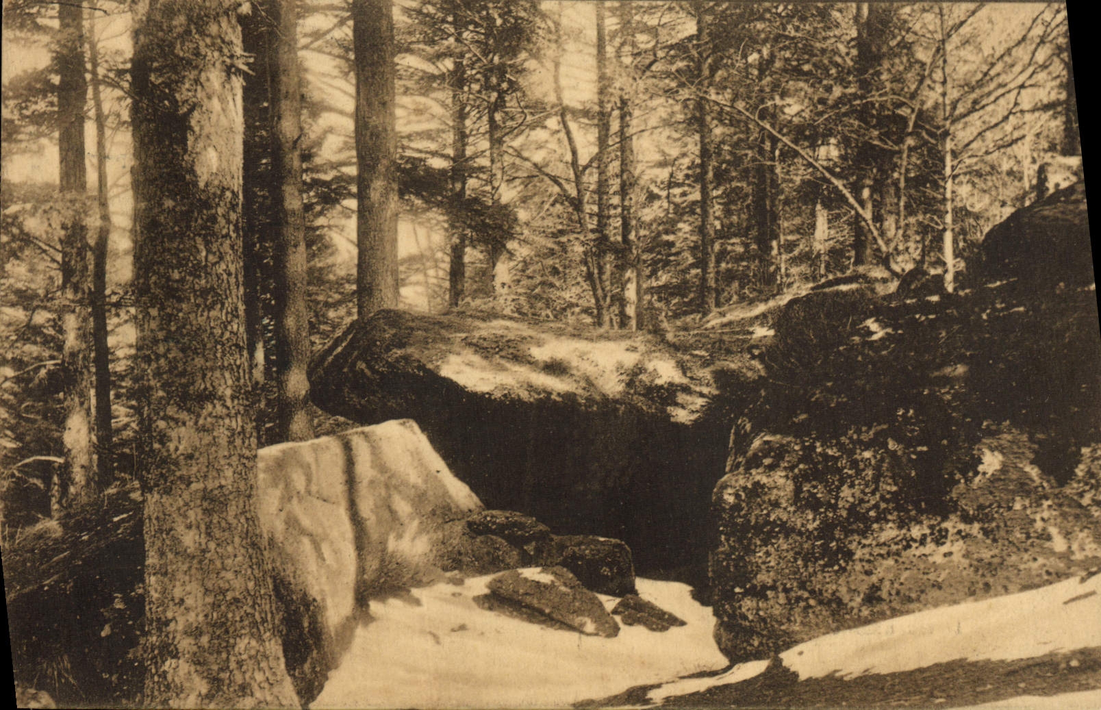 POSTAL Odilienberg Druidenhohle de la VENDIMIA