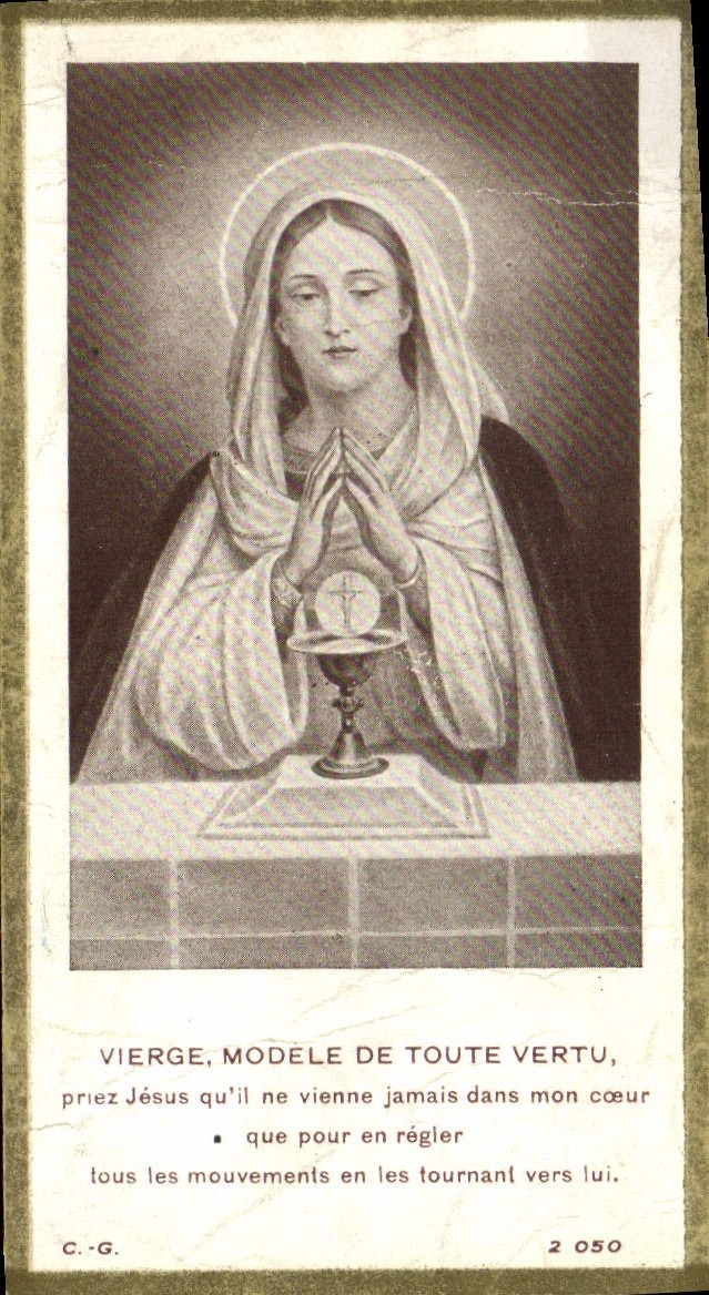 Image Vierge Modele de Toute Vertu 