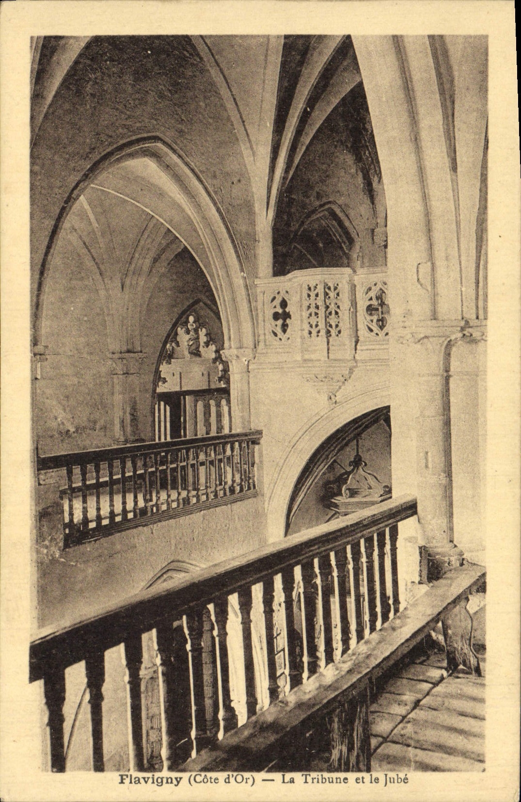 CPA Flavigny La Tribune et le Jube