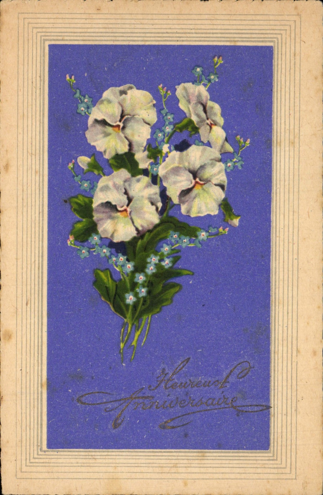 CPA Fantaisie Fleurs 