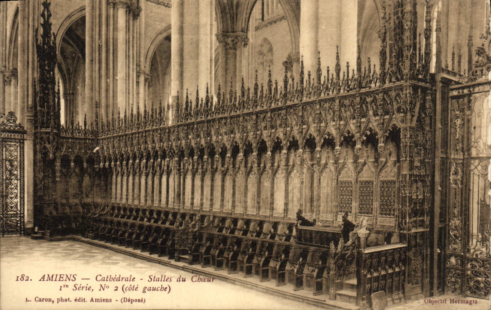CPA Amiens Cathedrale Stalles Du chaur