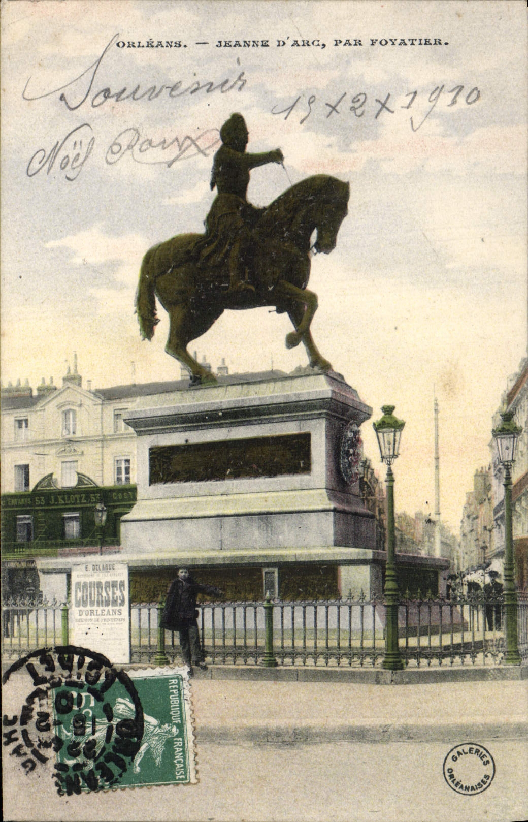 CPA Orleans Jeanne D'Arc Par Foyatier