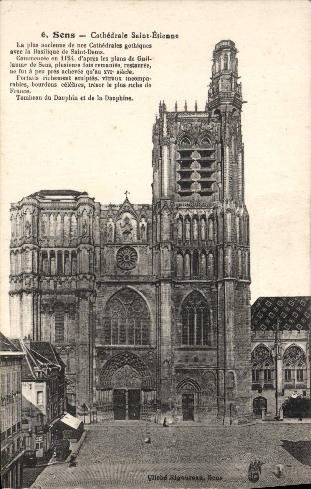 CPA Sens Cathedrale Saint Etieune