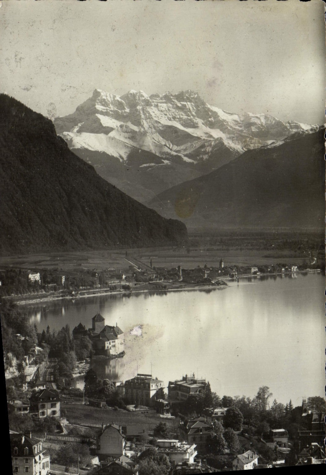 CPA Veytaux Chillon et dents du Midi