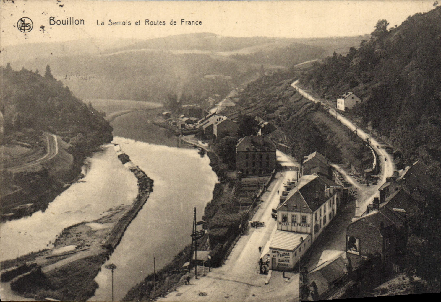 VINTAGE POSTCARD Bubble Semois And Routes Of France