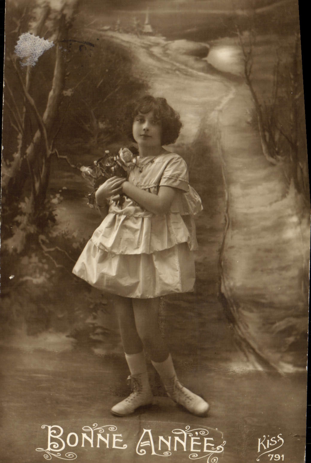 CPA Bonne Annee Enfant