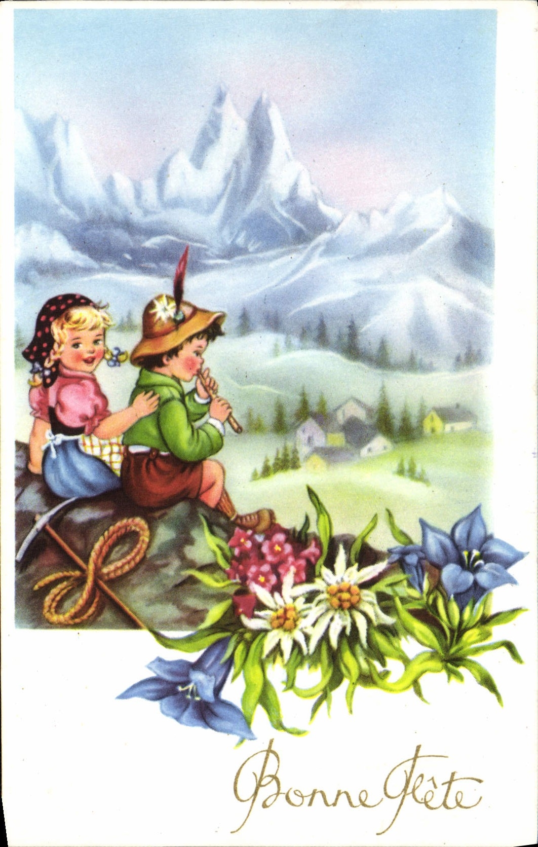 CPA Bonne Fete Enfants