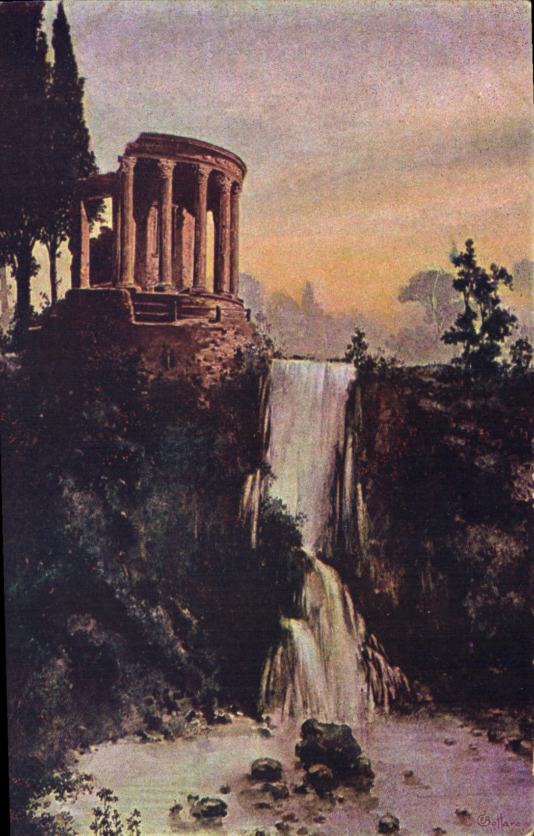 CPA Bouchain Pres Cambrai Cascade 