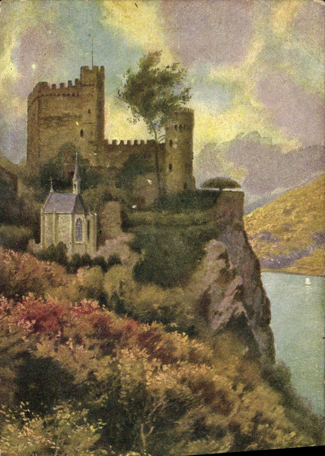 VINTAGE POSTCARD Rheinstein