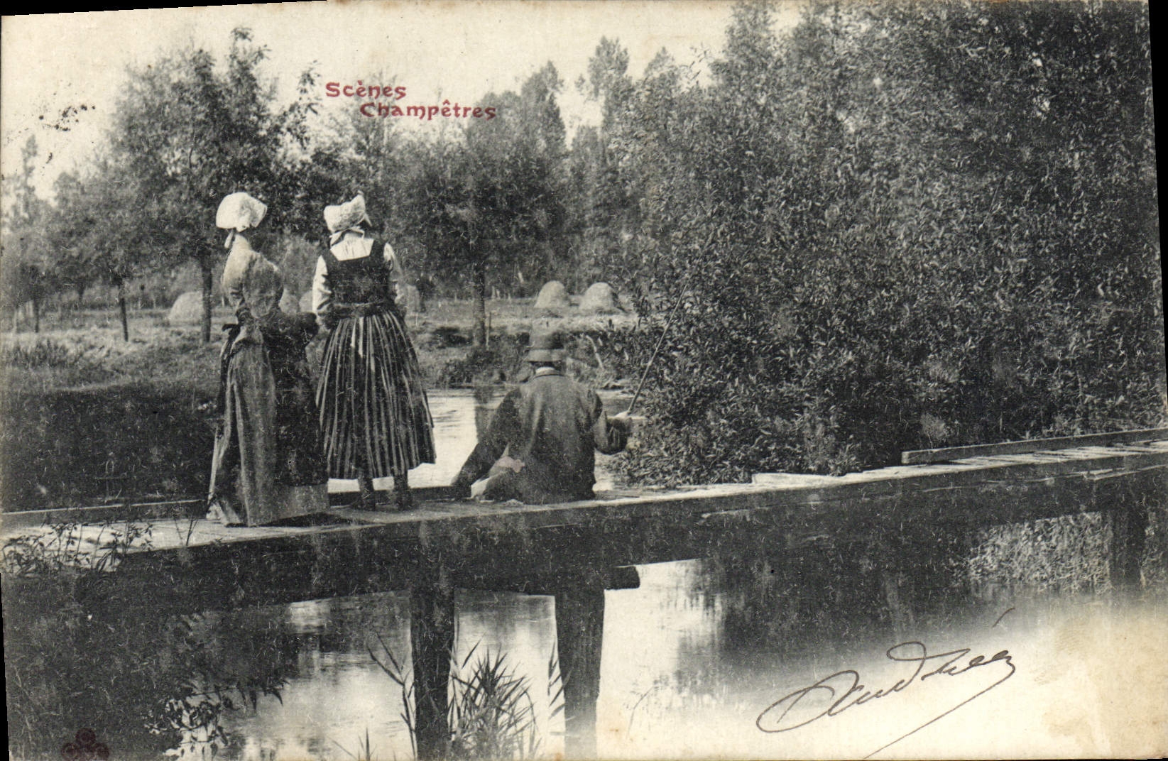 CPA Scenes Champetres Folklore 